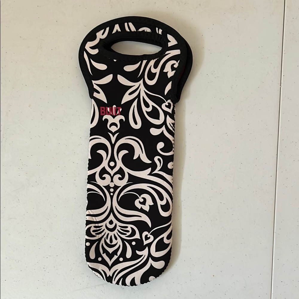 Built Black and White Wine Tote